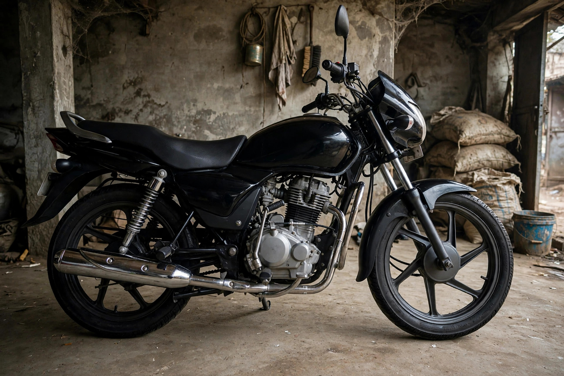 Polished bike after service